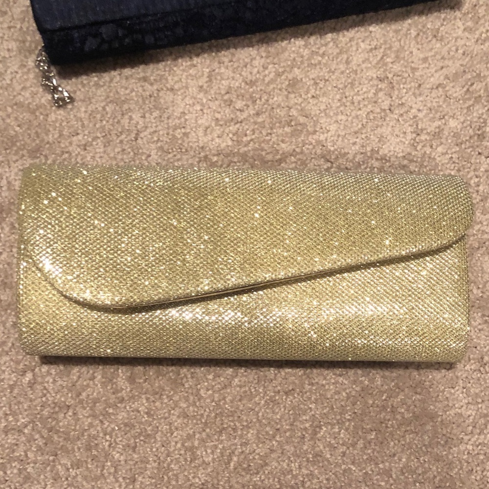 Gold clutch